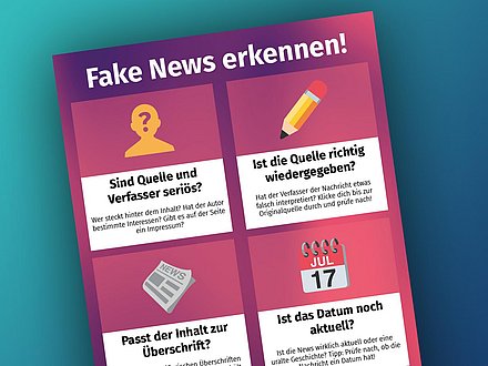 Fake News Infografik