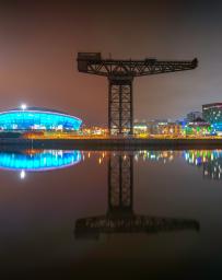 Scotland at night