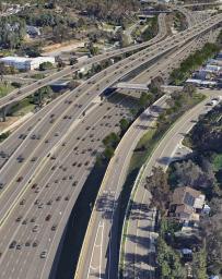 Aerial view of SR94 alternative