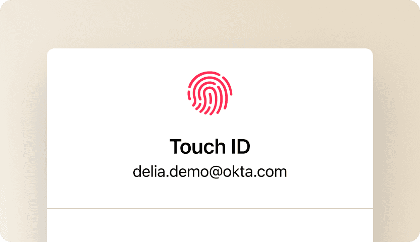 A graphic of a touch ID pop-up window.