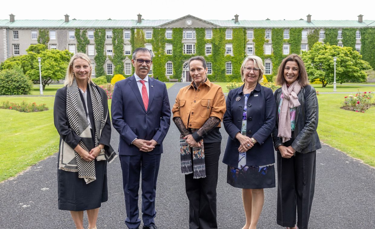 Princess Zahra Aga Khan, MU President Eeva Leinonen, AKU President 