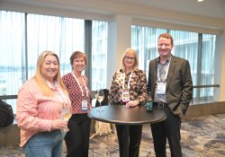 OfficeMax sector lead care Hazel Wright, Pharmaco New Zealand head of regulatory, quality and medical services Teresa Taylor, Solventum head of regulatory affairs Leanne Hartge and OfficeMax enterprise account manager Eliot Woods