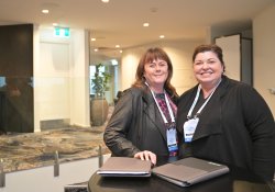 Permobil New Zealand director of operations Jacqui Rushworth with commercial services director Susie Ballantyne