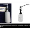 An image from the Defense Department Inspector General's audit shows a C-17 Globemaster III soap dispenser, left, and a similar commercial dispenser. The Air Force overpaid by more than 80 times for soap dispensers in the bathroom of the airplane, the IG said.