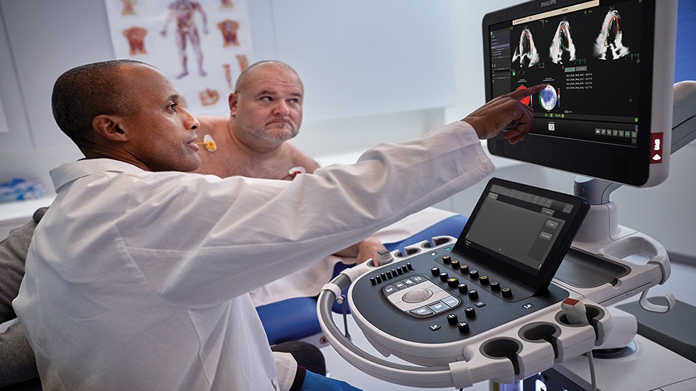Deep integration of proven AI tools into Philips cardiovascular ultrasound systems to better diagnose more cardiac disease patients