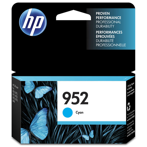 HP 952 (L0S49AN) Cyan Ink Cartridge (700 Yield)