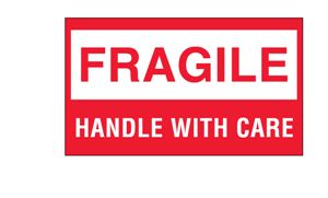 Fragile, Handle With Care' Shipping Labels - 3