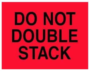 Do Not Double Stack' Shipping Labels - 4