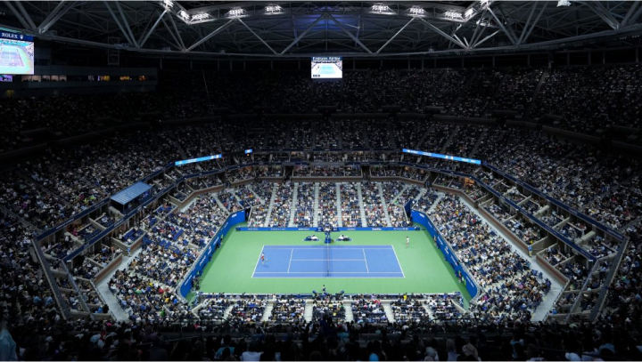 Foto de un estadio del U. S. Open