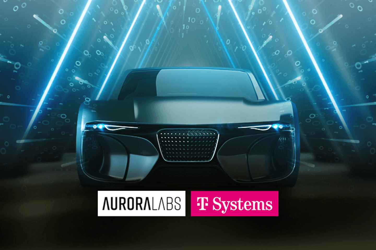 Vehículo definido por software usando la actualización de software OTA de T-Systems y Aurora Labs