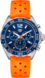 TAG Heuer Formula 1 Orange Kautschuk Edelstahl Blau