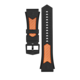 Pulseira esportiva laranja e preta Calibre E4 45mm