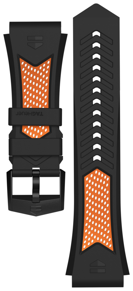 Orange-schwarzes Sport-Armband Calibre E4 45mm