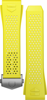 Bracelet en caoutchouc jaune citron Calibre E3 45MM