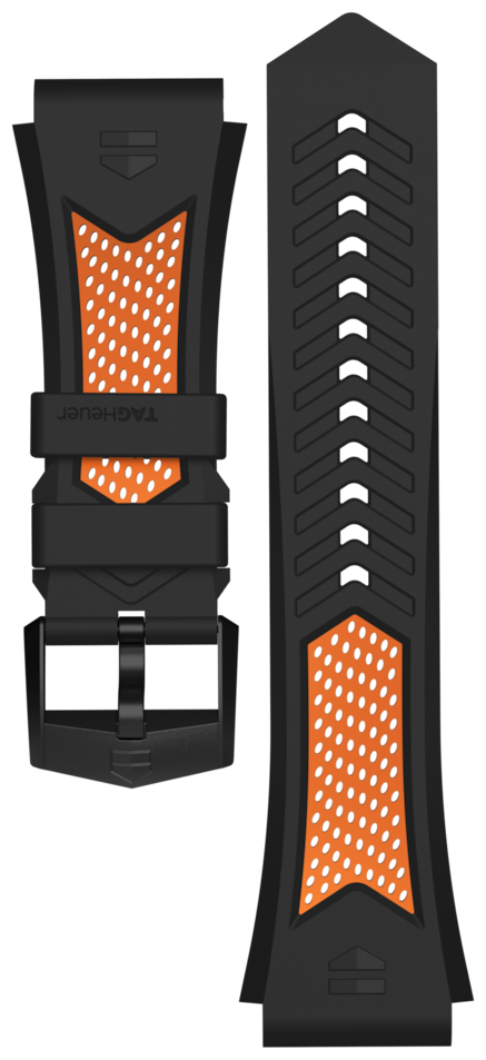 Orange and Black Sport Strap Calibre E4 45 mm