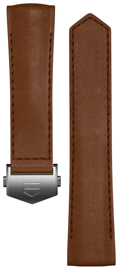 Brown Leather Strap Calibre E4 42 mm