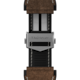 Brown Bi-material Leather Strap Calibre E3 45 mm 