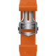 Bracelet en caoutchouc orange Calibre E4 42MM