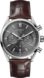 TAG Heuer Carrera Marrón Piel de cocodrilo Acero Gris