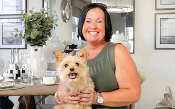 Jo Berner and her dog Bertie