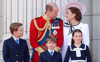 The Prince and Princess of Wales with their children Prince George, Prince Louis and Princess Charlotte