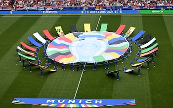 Inside the stadium in Munich ahead of kick-off