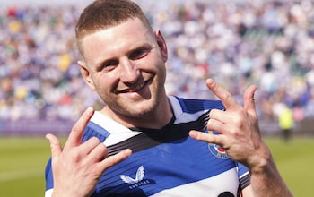 Bath Rugby's Finn Russell celebrates