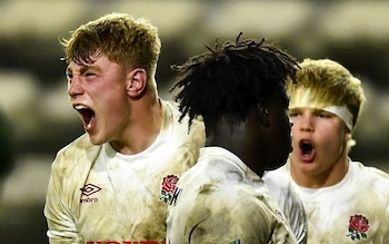 Finn Carnduff of England U20 during the World Rugby U20 Championship 2024 match against South Africa 