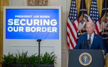 President Biden at the White House unveils an executive order restricting asylum for migrants crossing the southern border illegally 