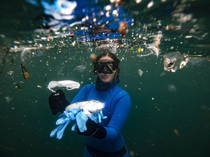 The pandemic has seen a surge in single-use plastics, with disposable masks, gloves and other PPE equipment ceaselessly washing up on beaches across the globe. If we act now to tackle the urgent issue of plastic pollution, this could be a pivotal moment in the fight for cleaner oceans, writes Howard Angel, marine ecologist