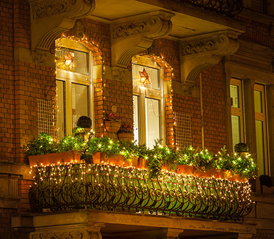 Smarte Weihnachtsbeleuchtung