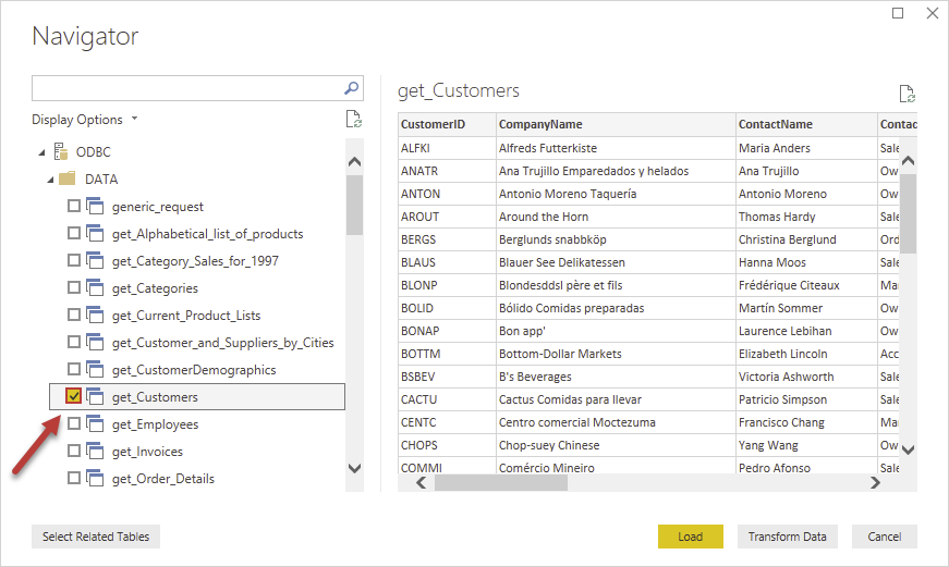 Excel DSN Authentication