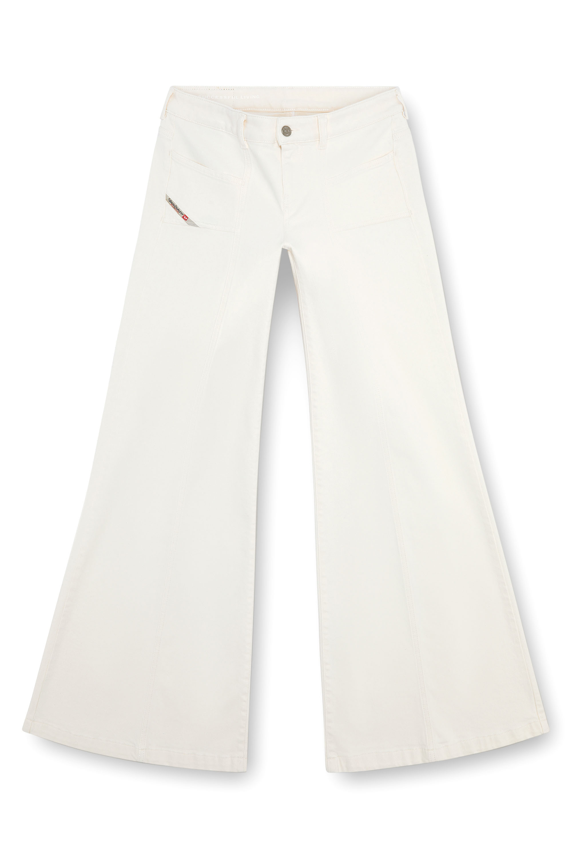 Diesel - Woman's Flare Jeans D-Akii 09J68, White - 3