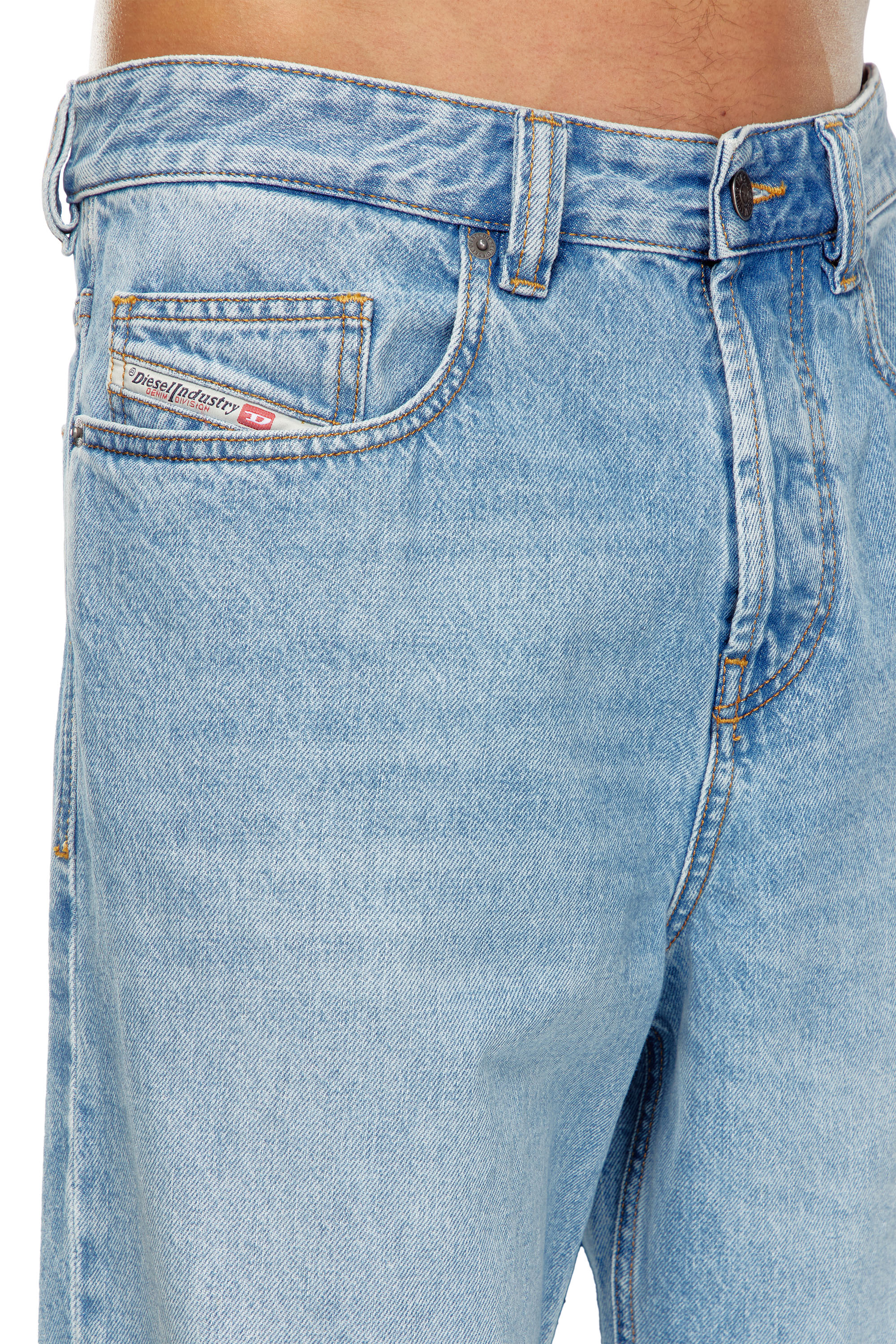 Diesel - Man's Relaxed Jeans 2001 D-Macro 09I29, Light Blue - 5