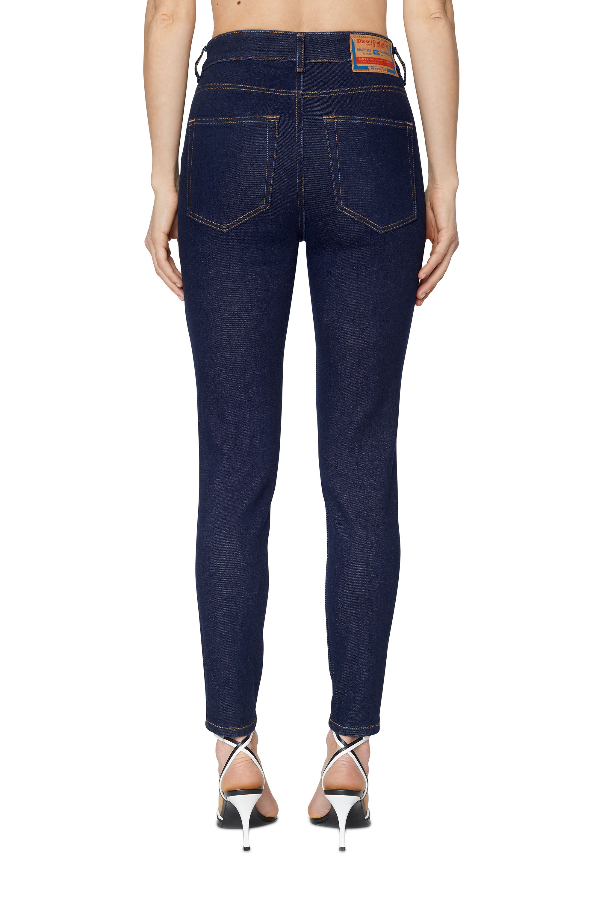 Diesel - Woman Super skinny Jeans 1984 Slandy-High Z9C18, Dark Blue - Image 4