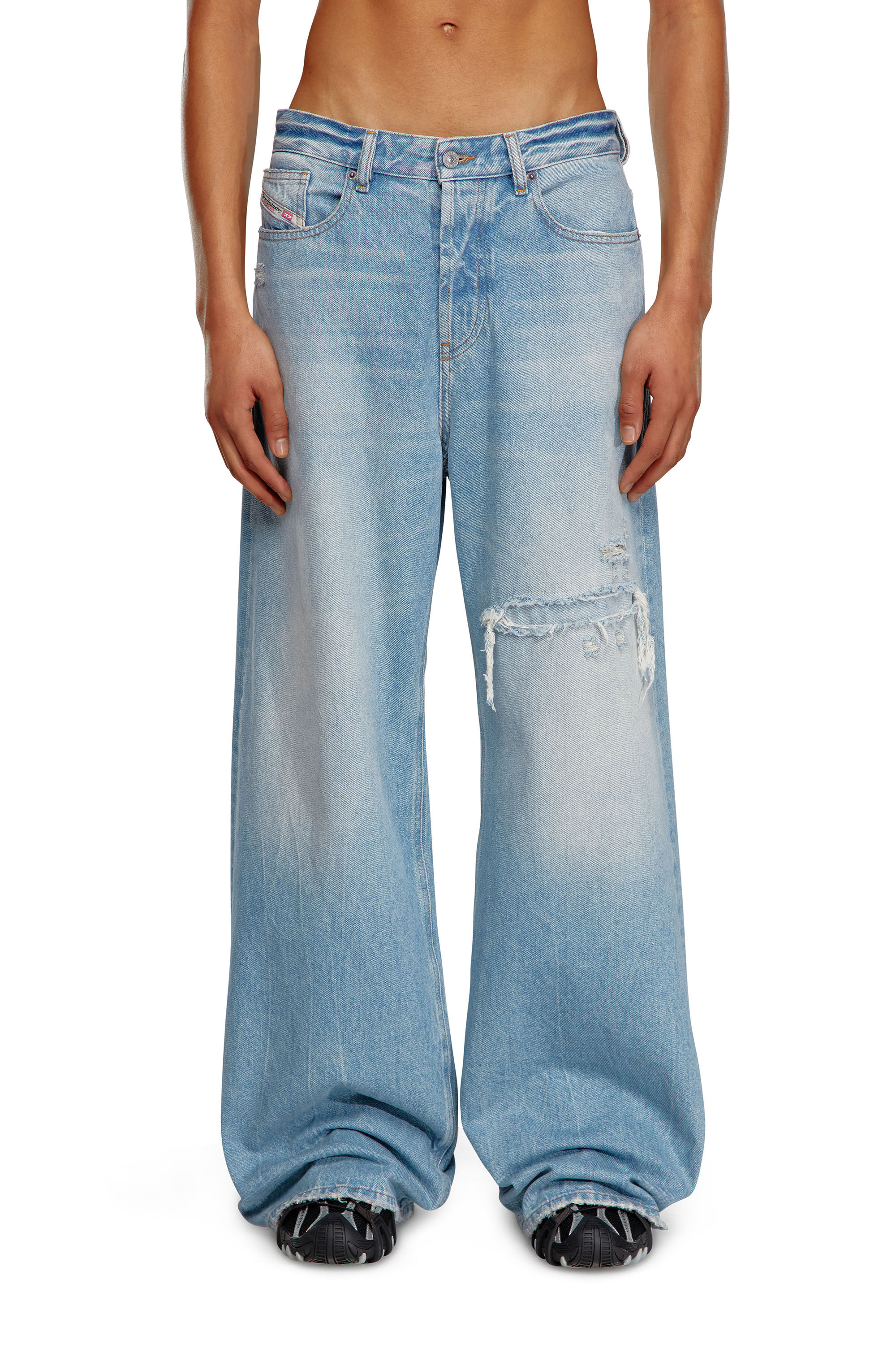 Diesel - Woman Straight Jeans 1996 D-Sire 09E25, Light Blue - Image 7