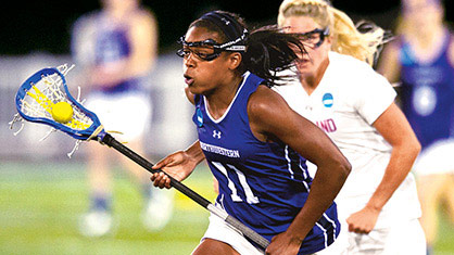 Northwestern Women's lacrosse player