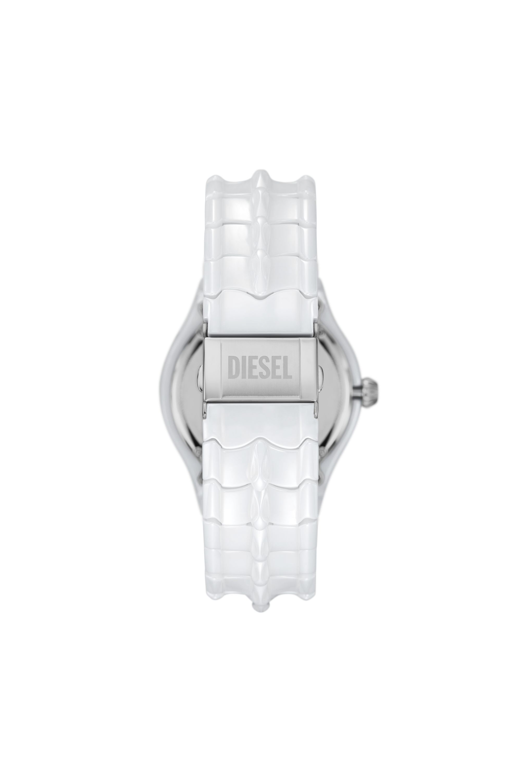 Diesel - DZ2197, Man Vert three-hand date white ceramic watch in White - Image 2