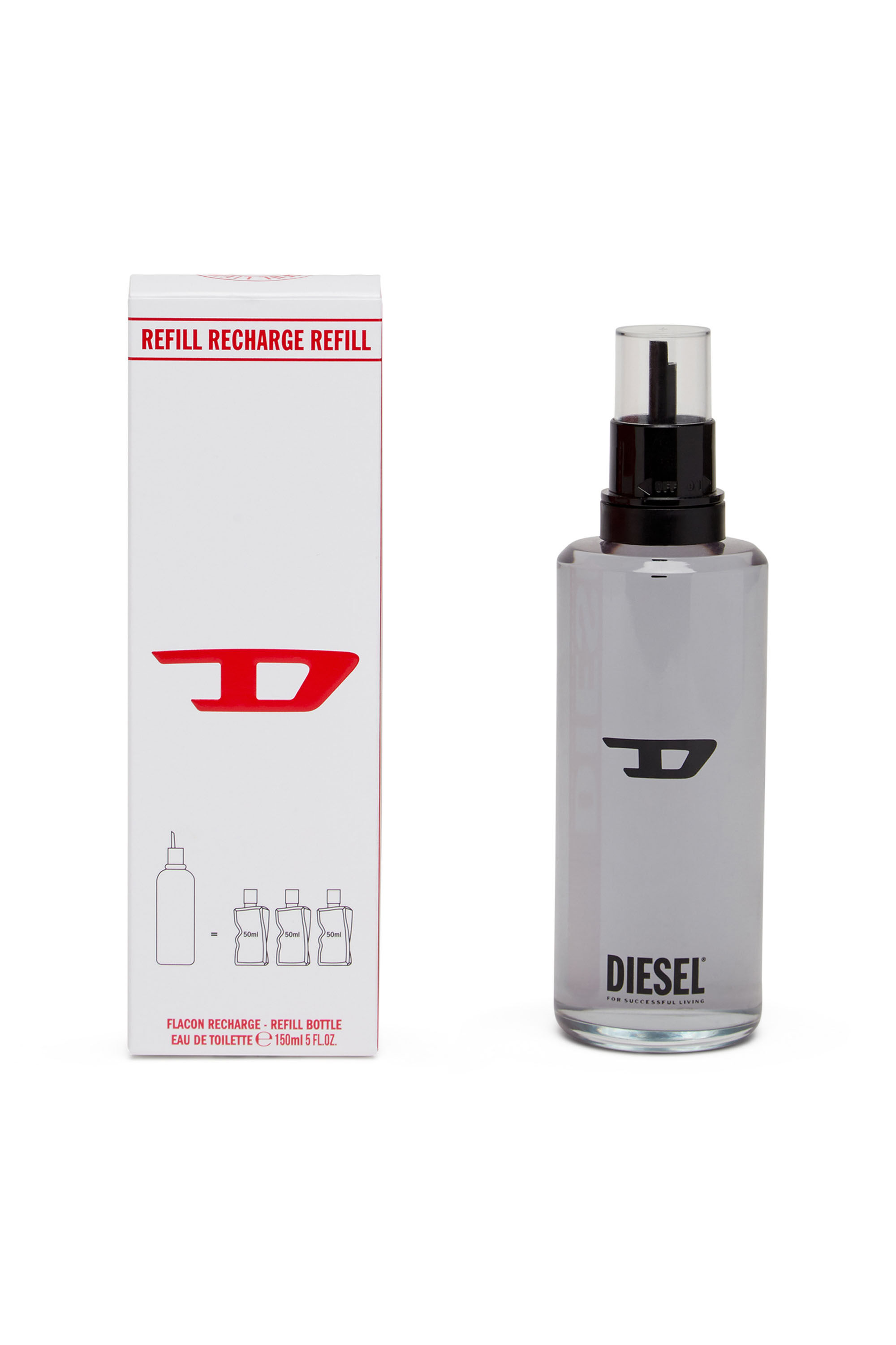 Diesel - D REFILL 150 ML, Unisex D REFILL 150ml, 5 FL.OZ., Eau de Toilette in Grey - Image 2