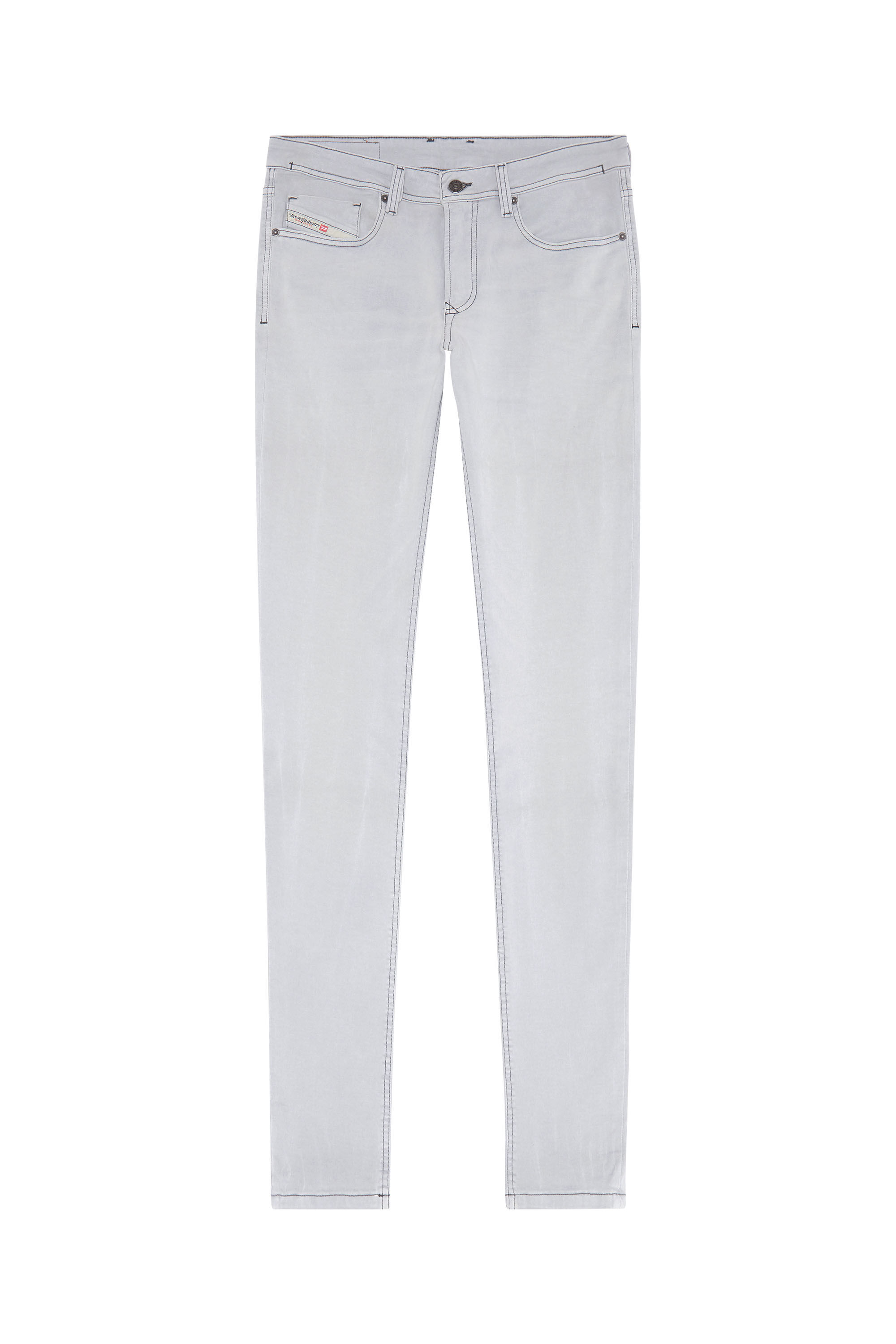 Diesel - Man Skinny Jeans 1979 Sleenker 0ENAK, Light Grey - Image 2