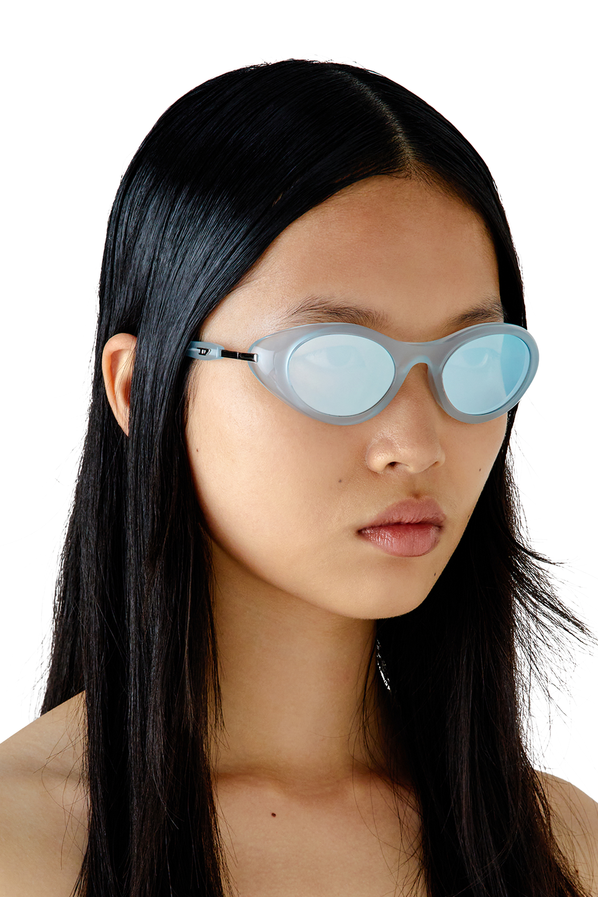 Diesel - 0DL2004, Unisex Sonnenbrille in Wrap-Around-Form in Blau - Image 6