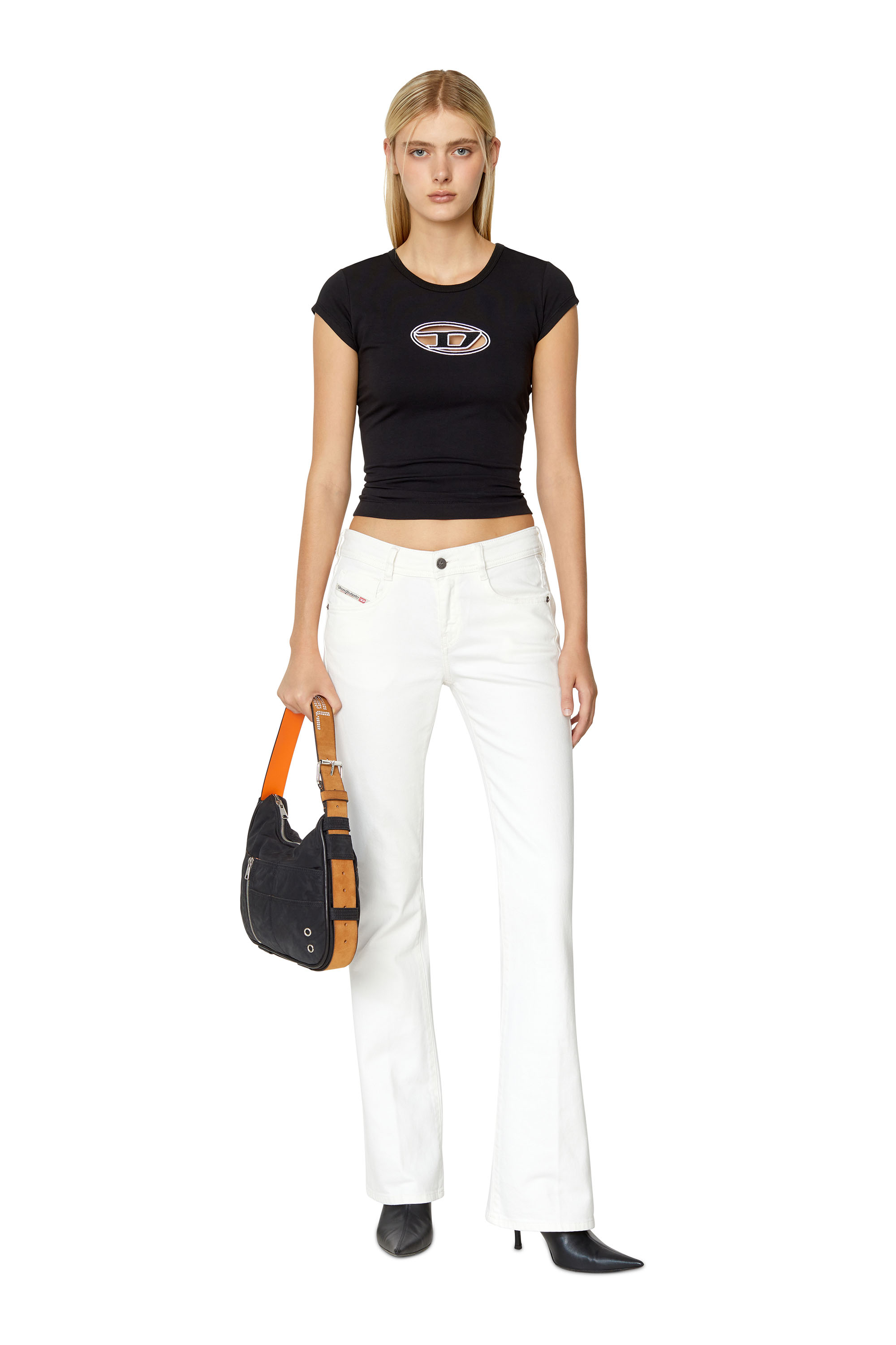 Diesel - Woman Bootcut and Flare Jeans 1969 D-Ebbey 09D63, White - Image 1