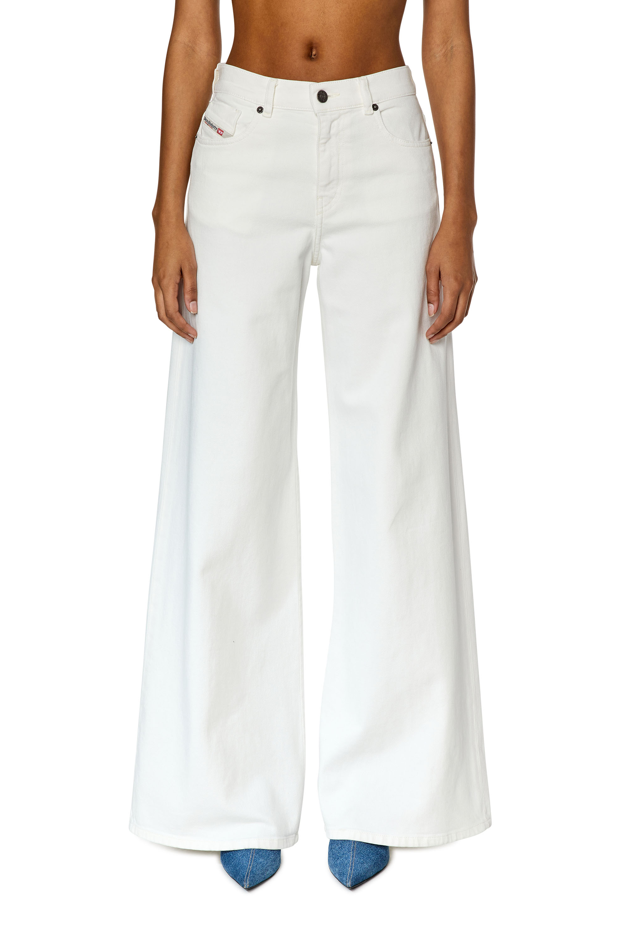 Diesel - Woman Bootcut and Flare Jeans 1978 D-Akemi 09D63, White - Image 2