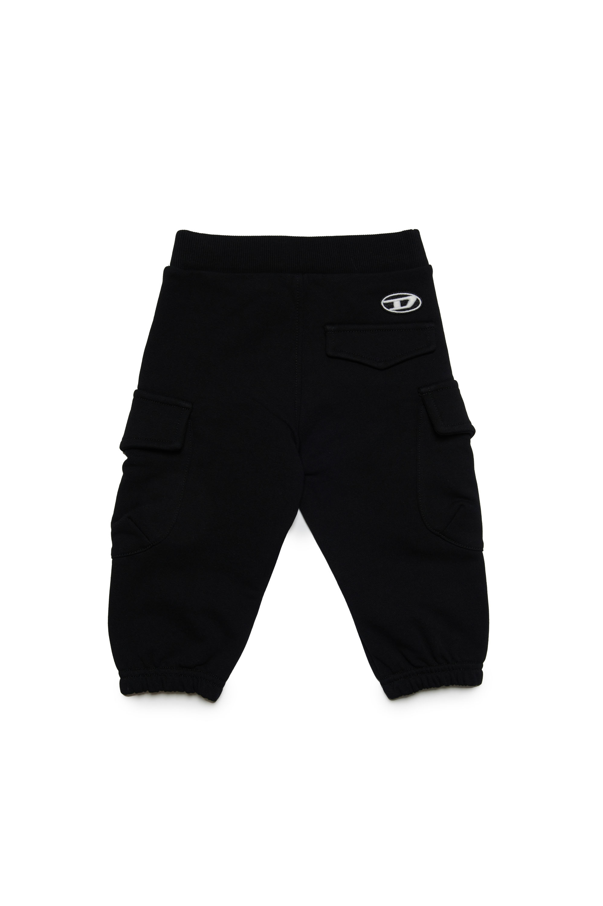 Diesel - PBLOB, Man Cotton cargo sweatpants in Black - Image 2