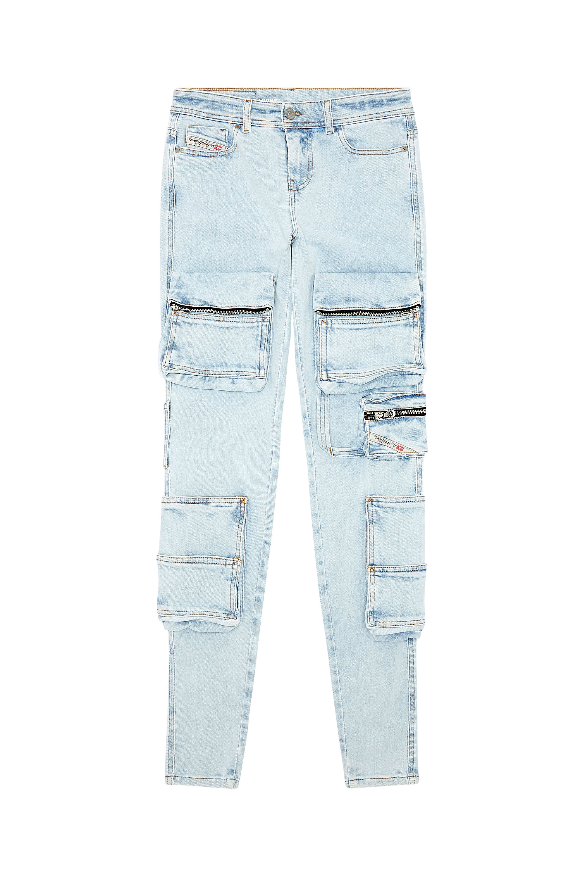 Diesel - Woman Super skinny Jeans 1984 Slandy-High 068FU, Light Blue - Image 5