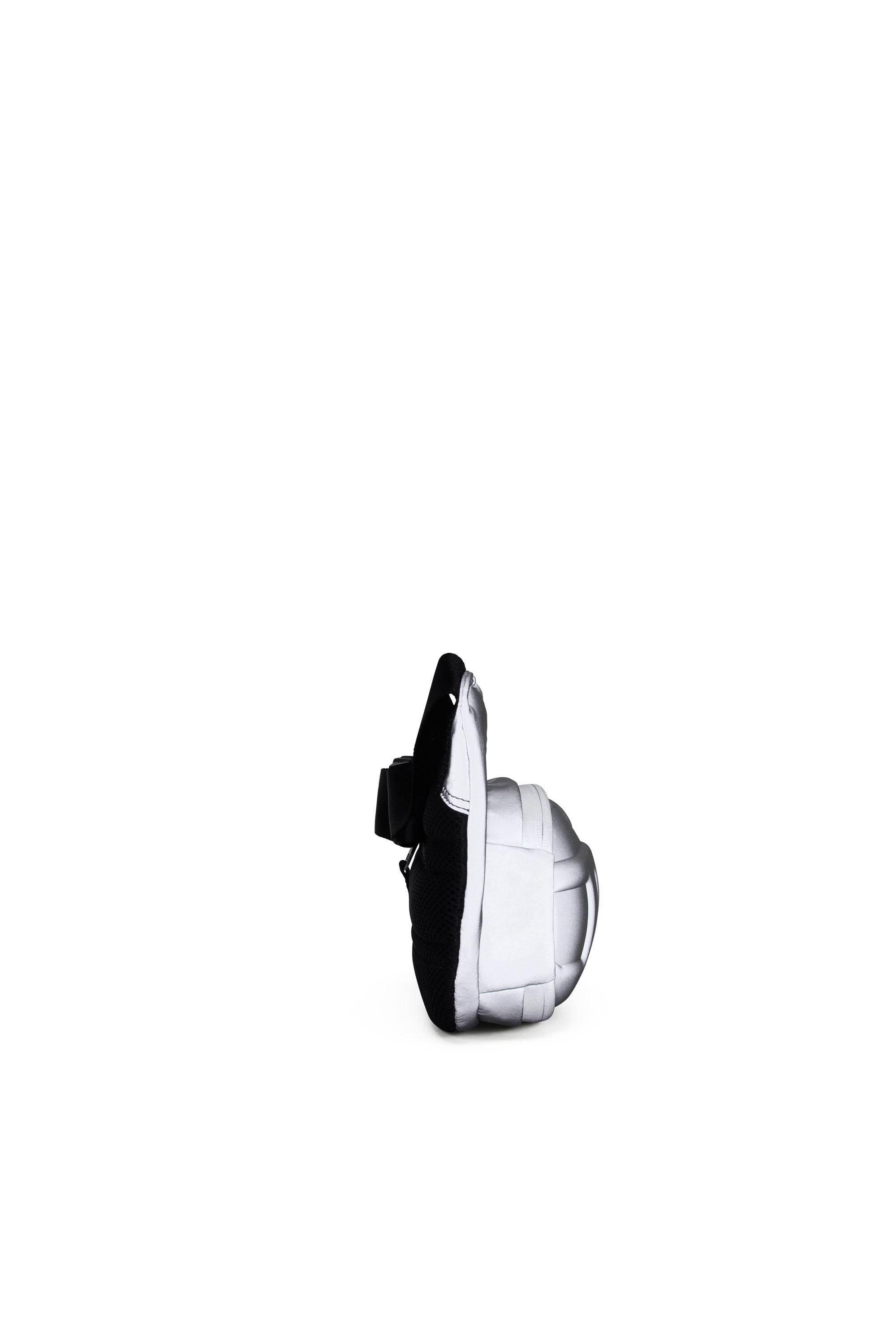 Diesel - 1DR-POD CROSSBODY, Herren 1DR-Pod-Hartschalen-Sling-Tasche aus reflektierendem Material in Silber - Image 3