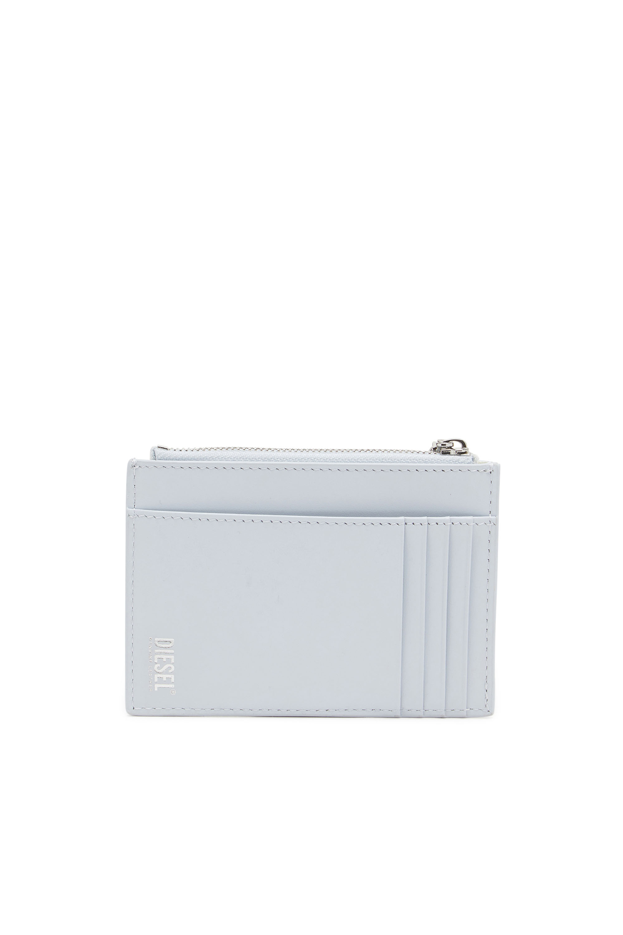 Diesel - 1DR CARD HOLDER I, Woman Card holder in pastel leather in Blue - Image 2