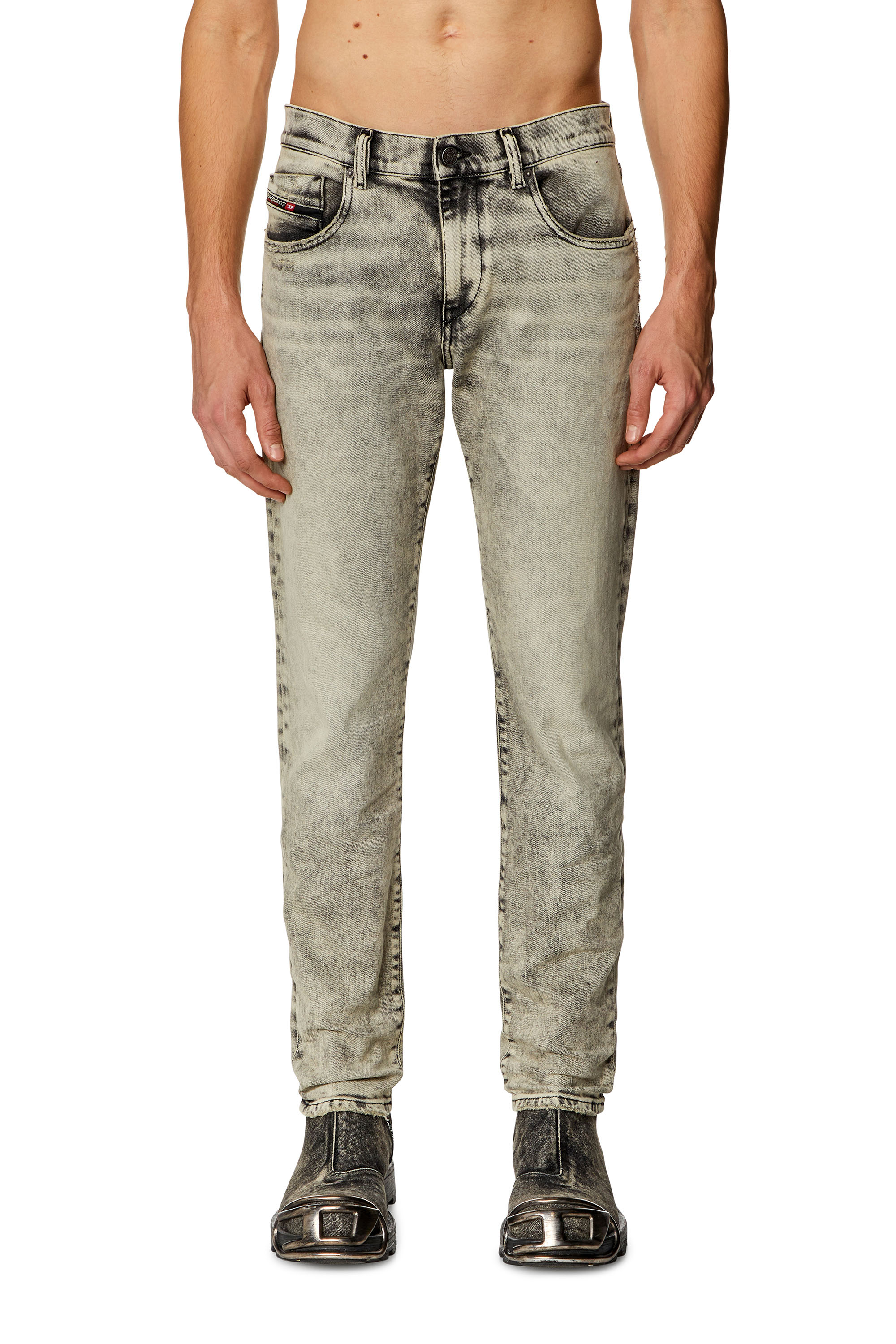 Diesel - Herren Slim Jeans 2019 D-Strukt 09H56, Grau - Image 1