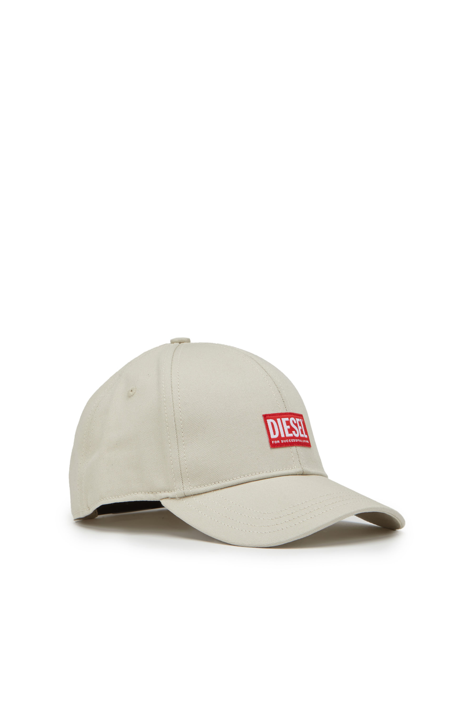 Diesel - CORRY-JACQ, Herren Basecap mit Logo-Patch in Grau - Image 1