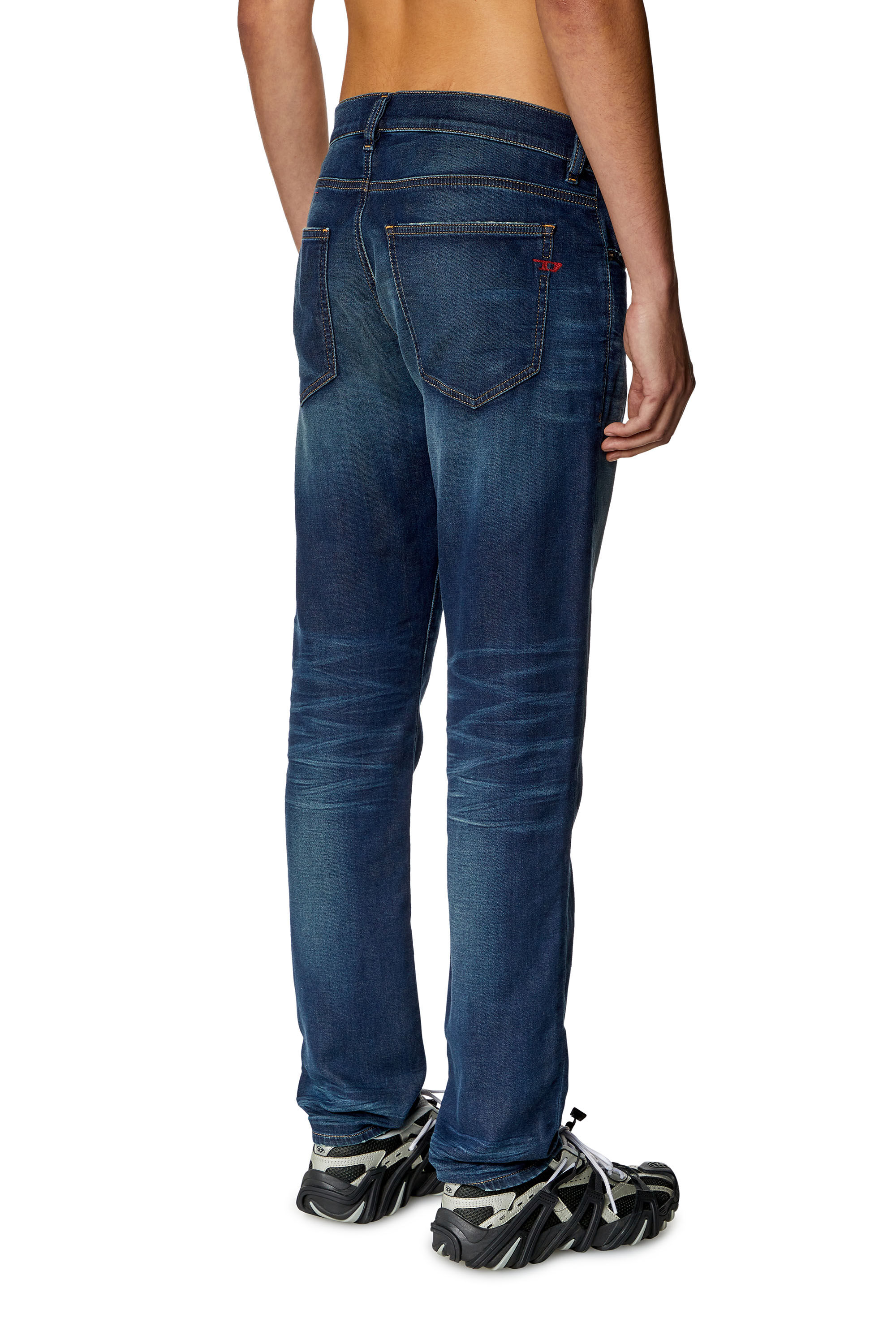 Diesel - Herren Slim 2060 D-Strukt Joggjeans® 068HZ, Dunkelblau - Image 4